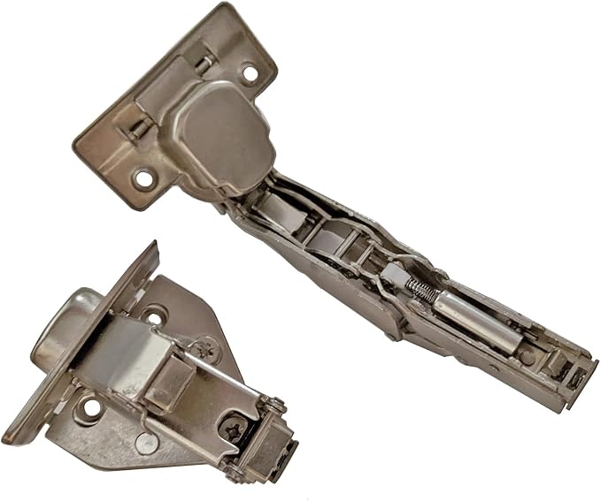 165 Degree Soft Close Cabinet Hinges 2 Pack, Face Frame Lazy Susan Corner - Image 5