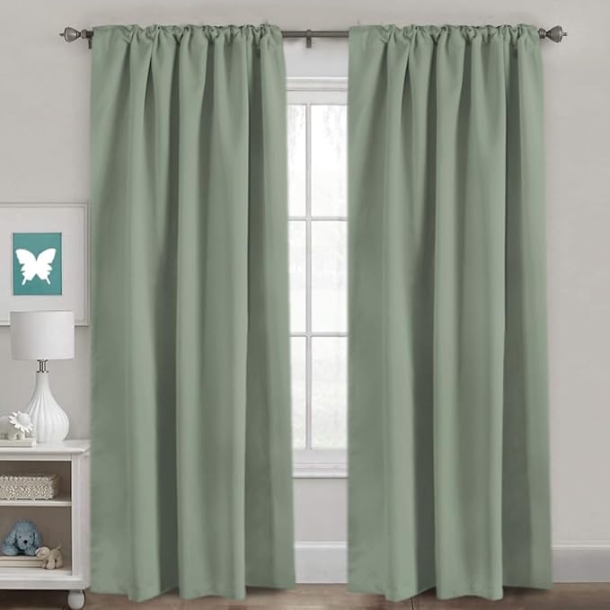 H.VERSAILTEX Blackout Curtains Thermal Insulated Window Treatment Panels Room - Image 2