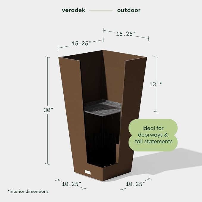 Veradek Pure Series Taper Planter - Image 2