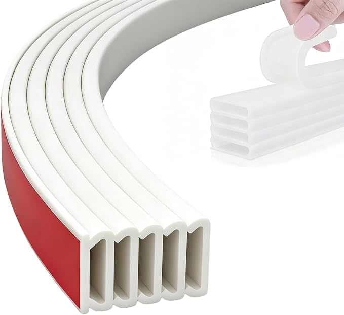 5-Layer Self-Adhesive Weather Stripping Door Seal, Soundproof Draft Stopper by Unknown