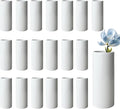 Modern White Ceramic Vase Set of 20 by LIZOFER