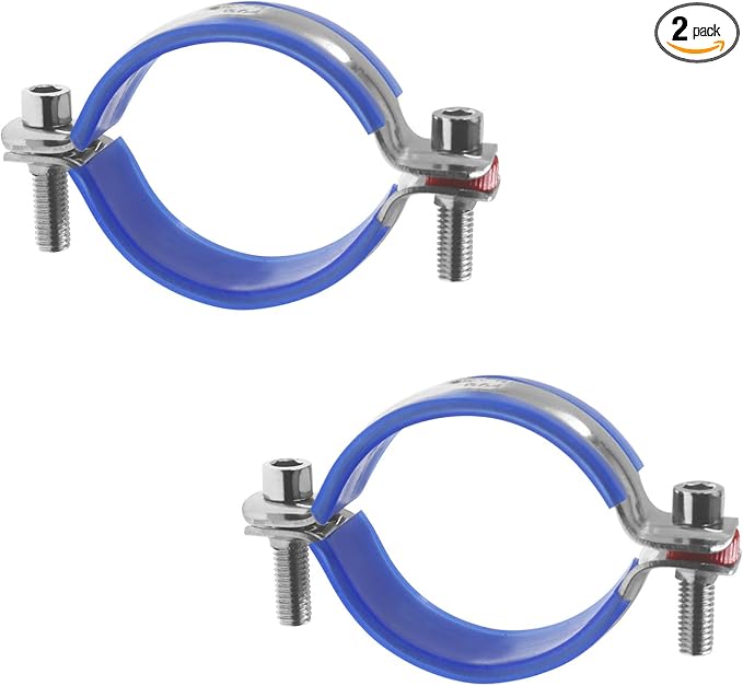 Adjustable Pipe Bracket Clamp, Heavy Duty Split Ring Hanger, TTZEZE SUS304 Wall by TTZEZE