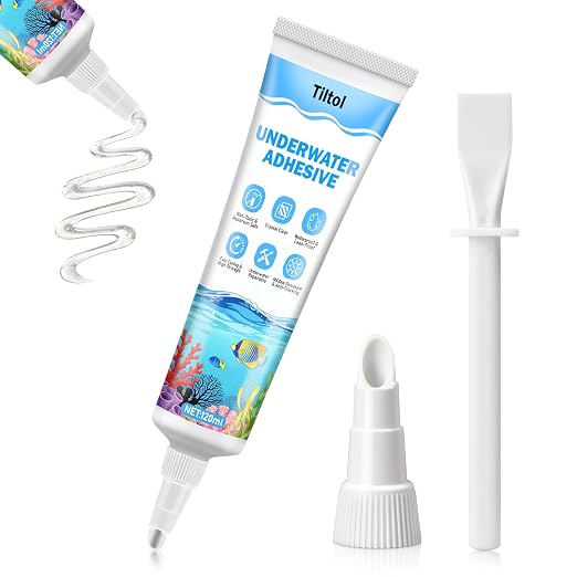 Silicone Sealant for Aquariums, Transparent Underwater Sealant: Strong Adhesion by Unknown
