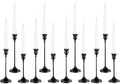 Candlestick Holders 4 Sets, Metal Taper Candle Holder, Candle Holder by Tunyet