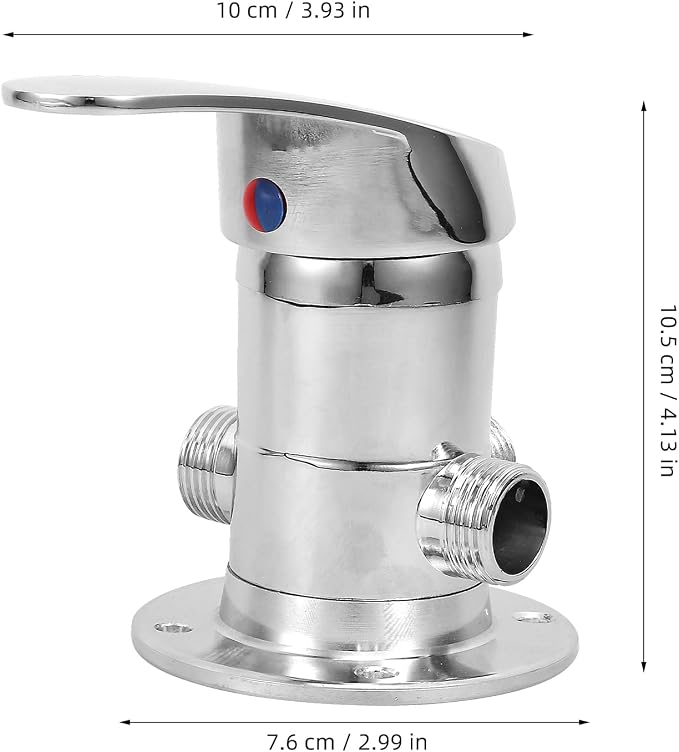 Angoily Hot Cold Mixing Valve, Shower Valve Heater Shower Water Mixer Temp Trim - Image 3