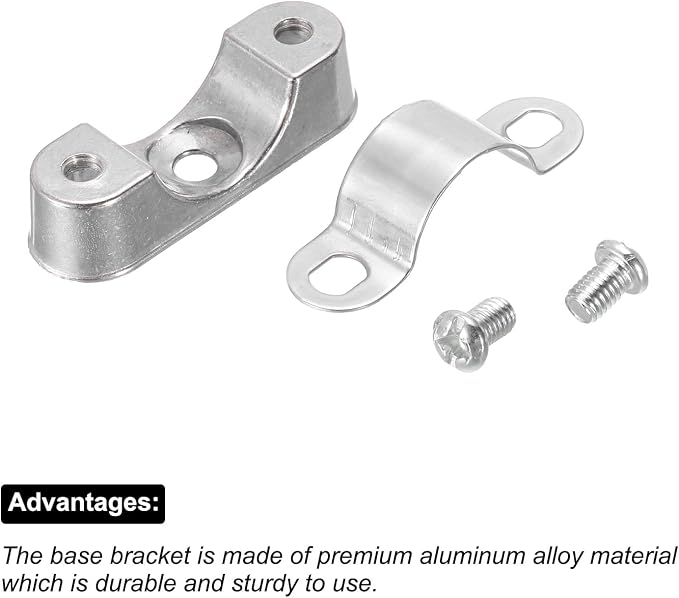 uxcell 10Pcs Pipe Support Pipe Bracket Clamp - Image 6