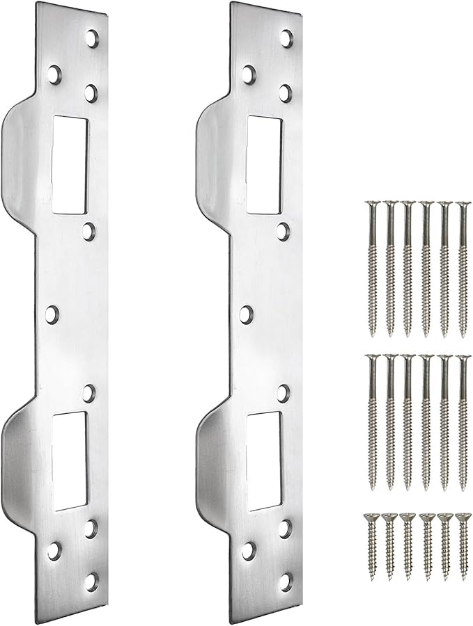 Door Strike Plate Reinforcement Plate, Front Door Strike Plate, Double Strike by Unknown