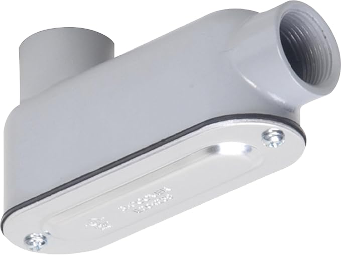 TayMac RLB400 Threaded LB Conduit Body, Die Cast Aluminum, Stamped Steel Cover by TayMac
