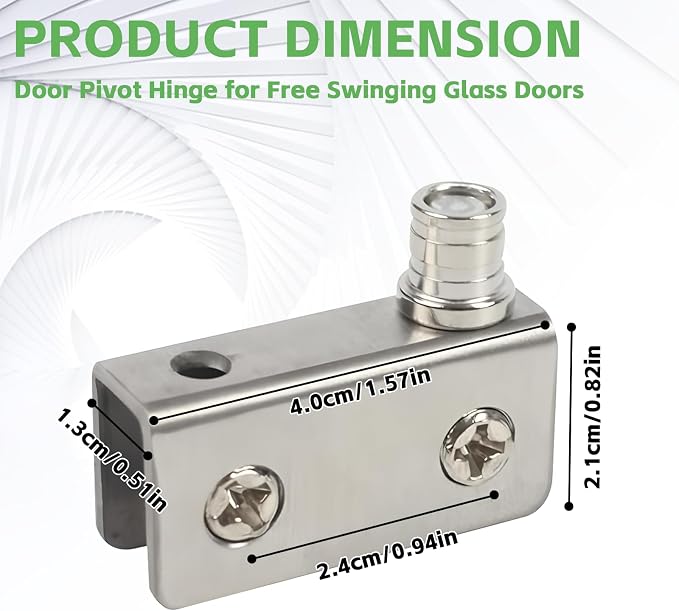 Glass Door Pivot Hinge Small Shower Door Pivot Hinge - Image 2