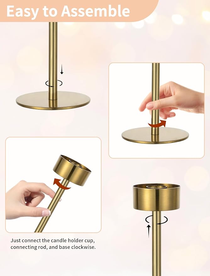 NUPTIO Hurricane Candle Holder for Centerpiece - Image 8