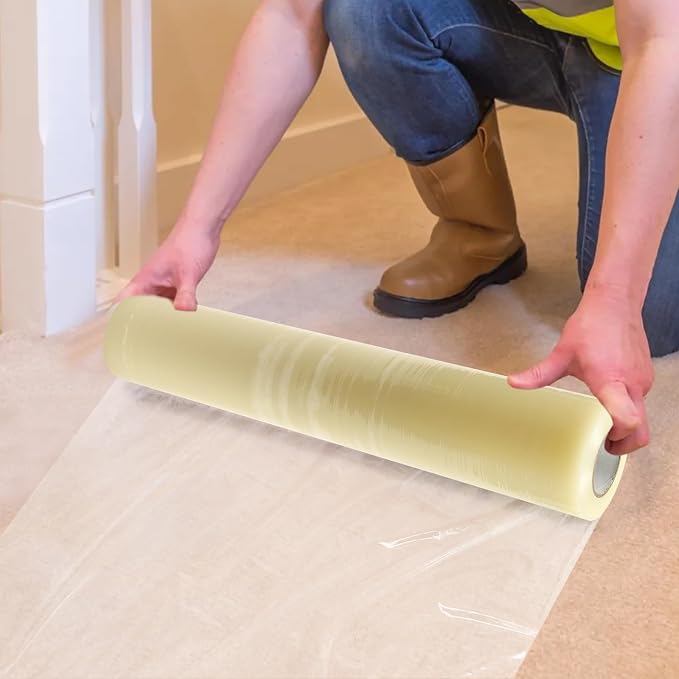 Carpet Protector Mat, Easy Unwind and Clean Removal Floor Protector Tape - Image 6