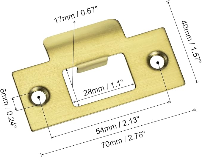 uxcell t Door Strike Plate - Image 2