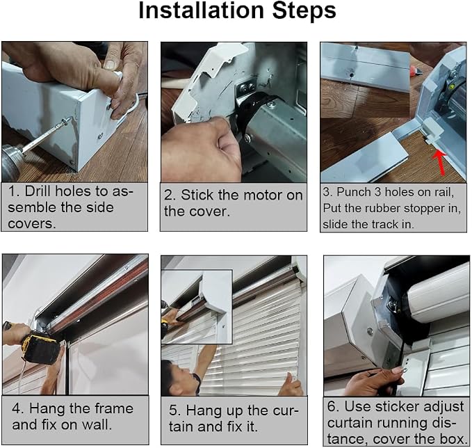 Grey Roll Down Hurricane Shutters Electric Roller Shade - Image 6