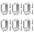 1-Gang BE1 Non-Metallic Electrical Power Outlet Box Extender, 6 Pack | ETL by XGGYA