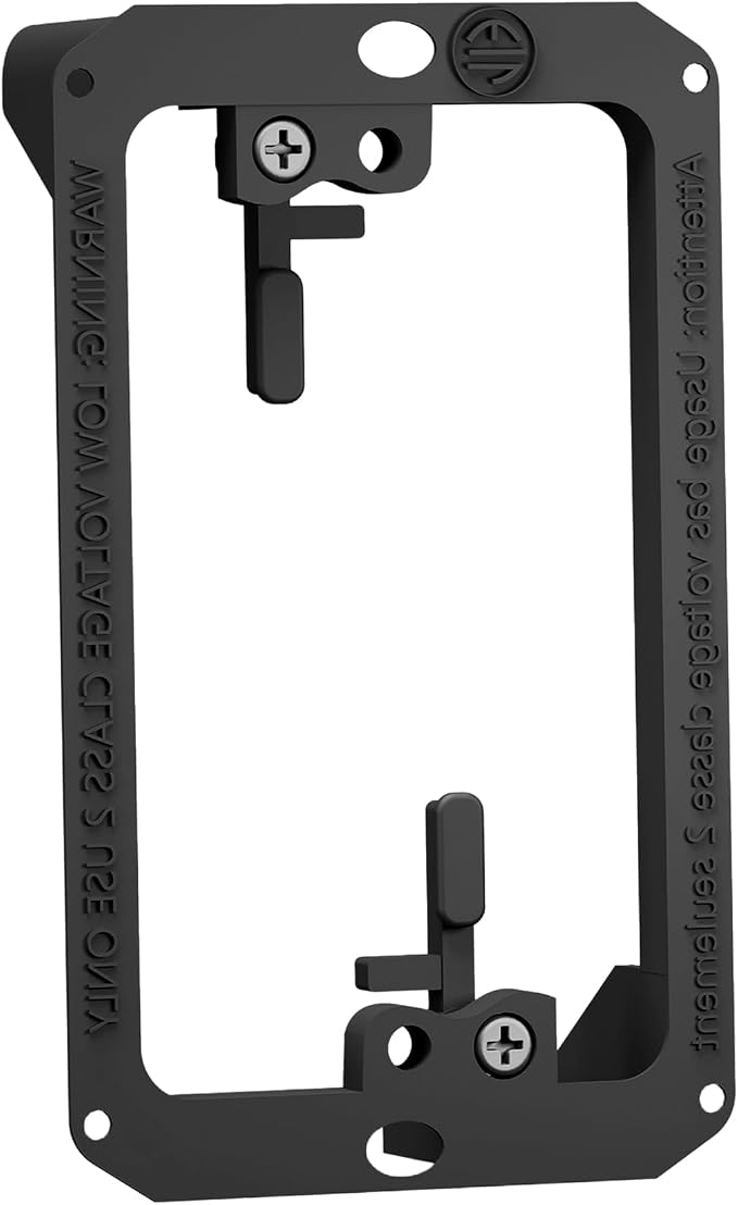 BestMounts Low Voltage Mounting Bracket 1 Gang, 1 Pack by BestMounts