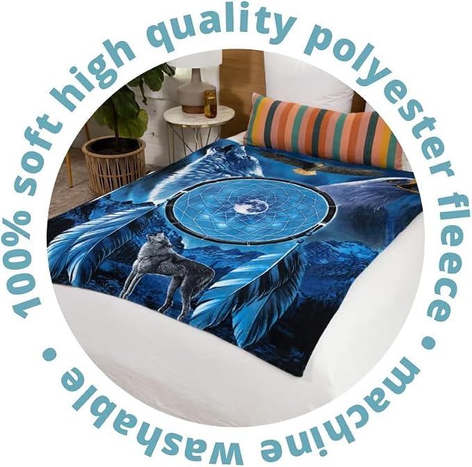 Dawhud Direct Dreamcatcher Fleece Blanket - Image 7
