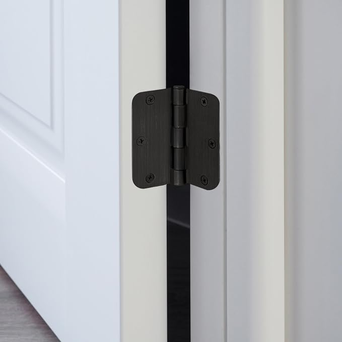 Design House Interior Door Hinge, Oil Rubbed Bronze | 5/8" Radius, Traditional - Image 9