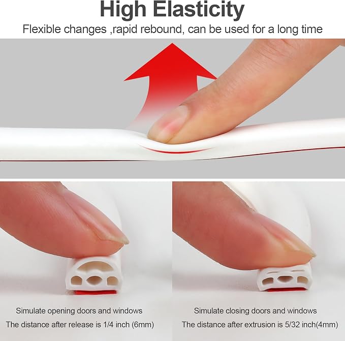 Benory Silicone Door Weather Stripping - Image 5