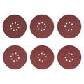 HARFINGTON 30Pcs 9Inch Sanding Disc 8 Hole Hook and Loop Sandpaper Red | by HARFINGTON