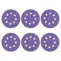 HARFINGTON 10Pcs 5Inch Sanding Disc 8 Hole 3000Grit Purple Aluminum Oxide | by HARFINGTON