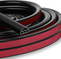 20Ft EPDM Rubber Weather Stripping Door Seal, Self-Adhesive Rubber Window Seal by CloudBuyer
