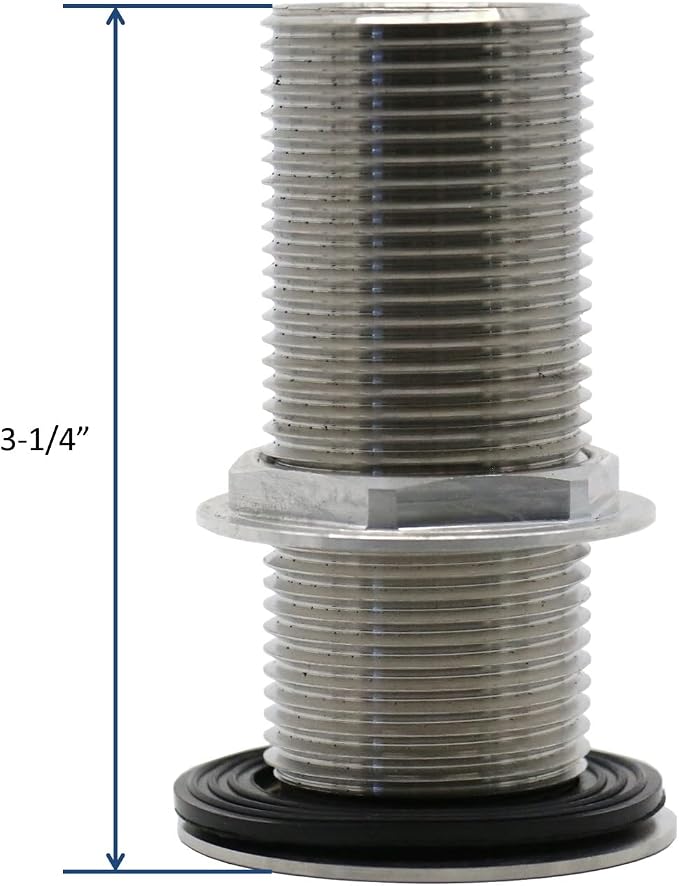 Stainless Steel Bar Sink Drain 1" Nominal Pipe Size - Image 5