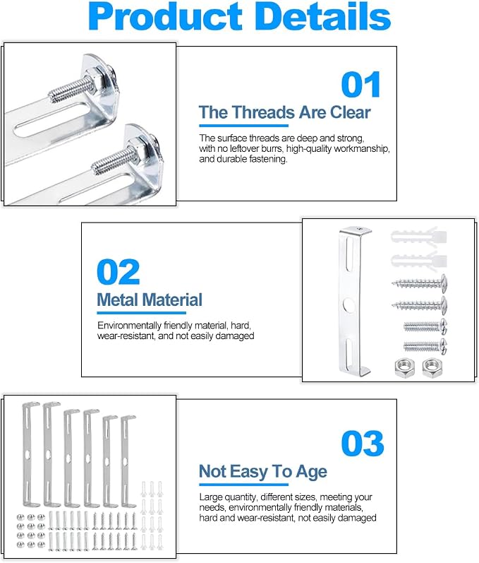 6 Pieces Light Fixture mounting Brackets - Image 4