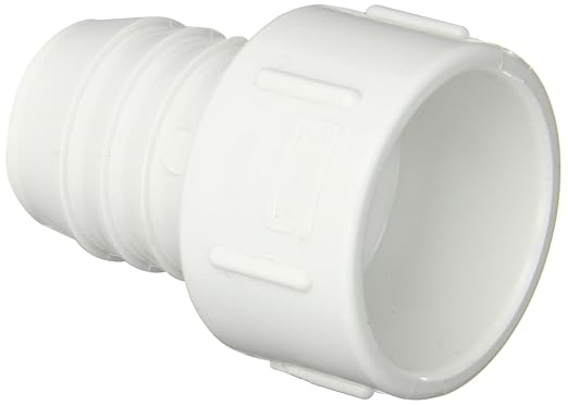 Spears 474 Series PVC Pipe Fitting, Schedule 40, 1-1/4"Barbed x 1-1/4" Socket by Spears+Manufacturing