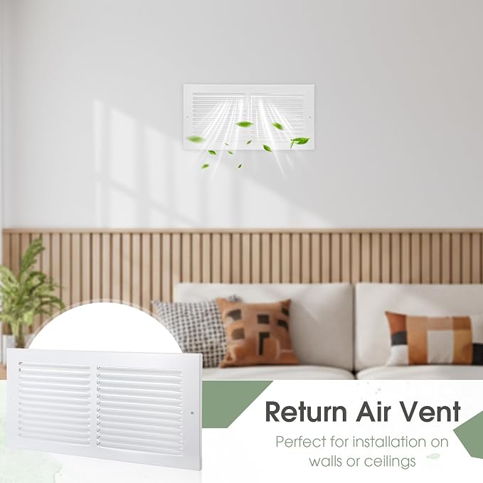 White 3 Pack Ceiling Vent Cover - Image 7