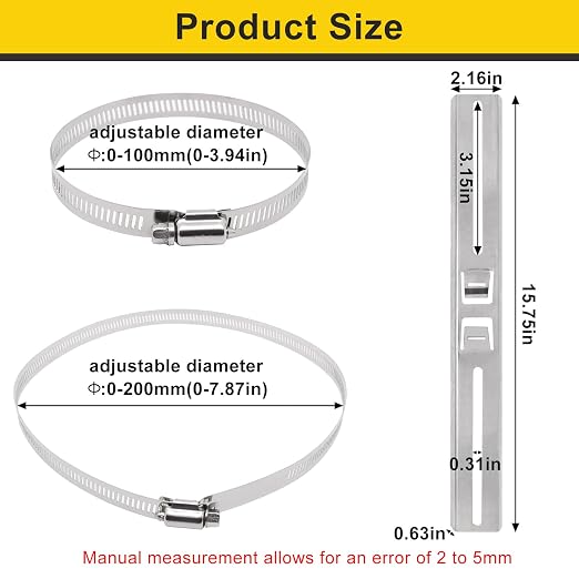 Pole Mounting Kits for Junction Box, Stainless Steel Pole Mount Bracket - Image 2