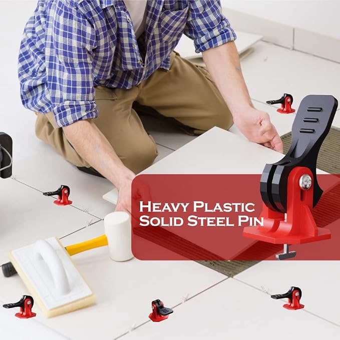 Tile Tools for Leveling Installation, Reusable Tile Leveling System, Floor - Image 5
