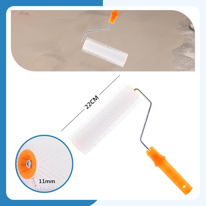 MXBAOHENG Self-Levelling Cement Tool Kit Spike Roller Self Levelling Concrete - Image 4