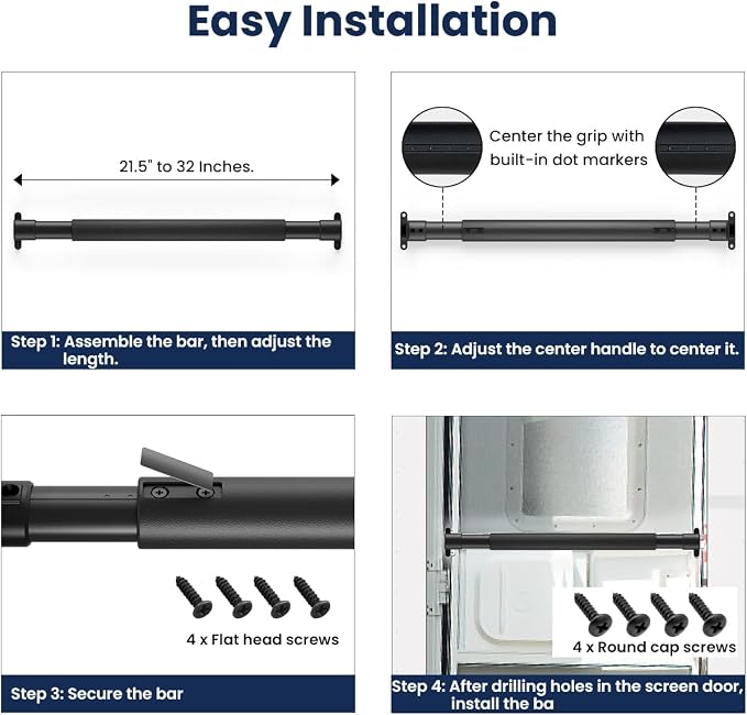 RV Screen Door Handle, Reinforced Protector Grab Bar - Image 8