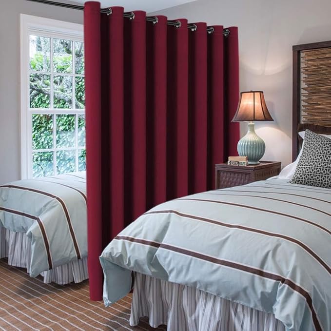 H.VERSAILTEX Blackout Patio Curtains 100 x 102 Inches - Image 2