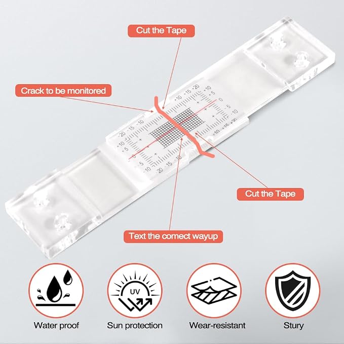 Standard Tell-Tale Crack Monitor Precision Crack Monitoring Gauge | structural - Image 4