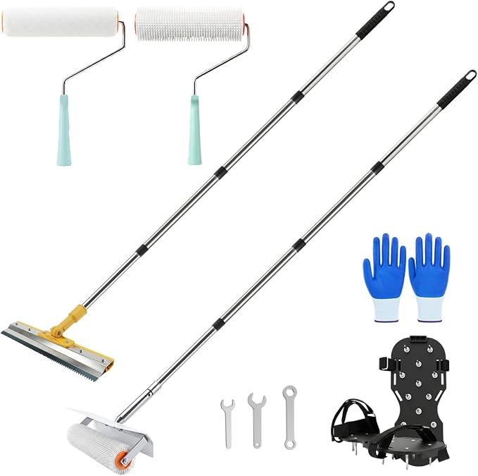 Self Leveling Concrete Epoxy Roller Kit by FIMXSD