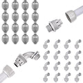 32-Pack Kit 1/2" NPT Liquid Tight Connector Conduit Fitting UL PVC | UV by Aandxmok