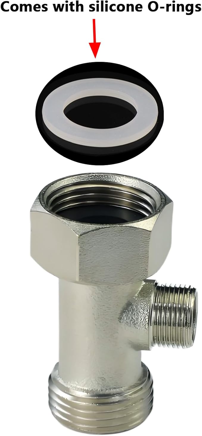 Brass 7/8"x3/8"x7/8" T-Type 3-Way Tee Splitter | 3-way adapter - Image 5