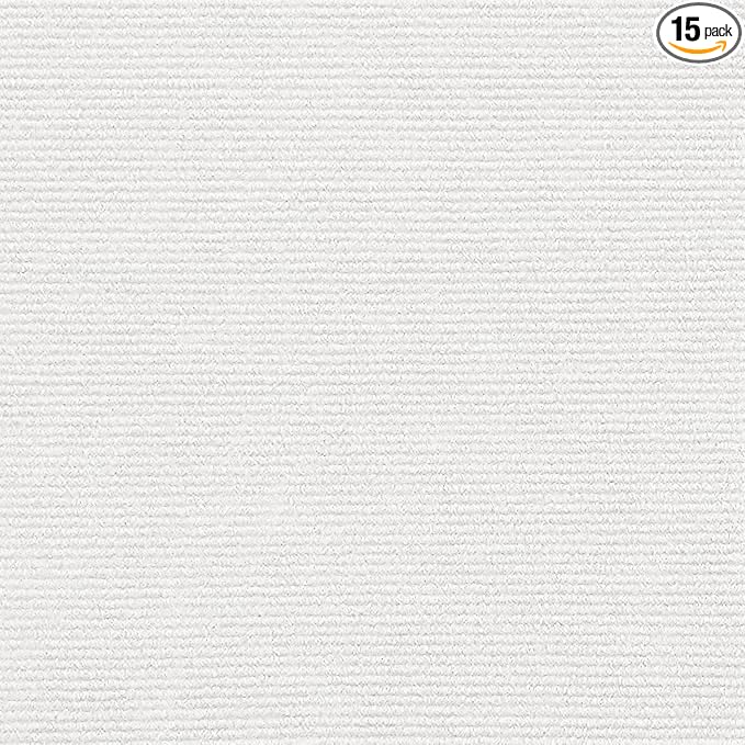 15pc 12" x 12" Self-Adhesive Carpet Tiles, Economical Temporary Flooring by Cvrtne