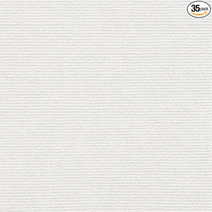 35pc 12" x 12" Self-Adhesive Carpet Tiles, Economical Temporary Flooring by Cvrtne