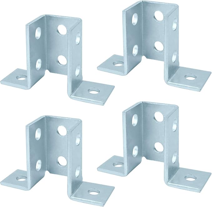 heneng 4 Pack Strut Hardware for 1-5/8" Strut Channel, 3/16" Thick | Strut Wing by heneng