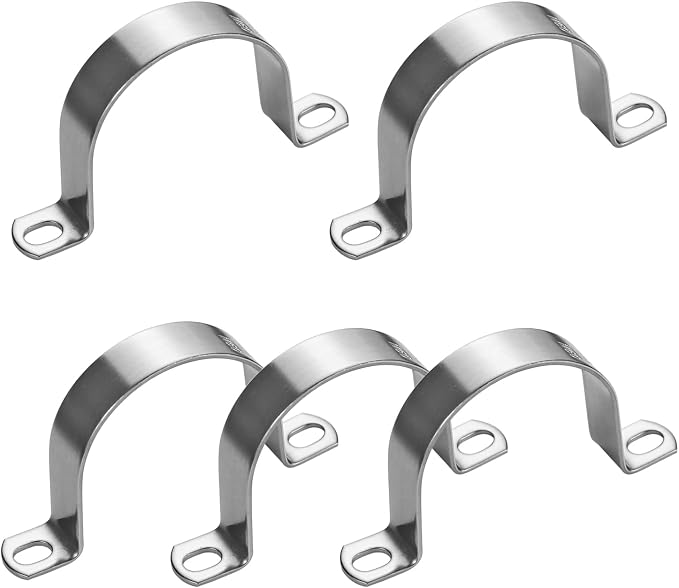 10 PCS U-Tube Strap Clamp, Stainless Steel-304 | 10 PCS, Heavy Duty, Rigid by Choosewhatyouneed