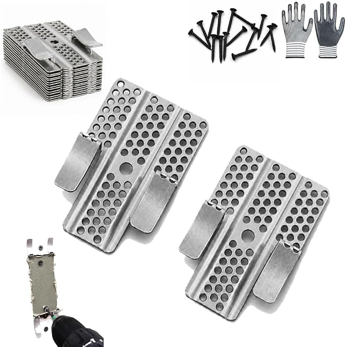 Drywall Repair Clips Kit, Easy Install Stainless Steel Wall Patch by Unknown