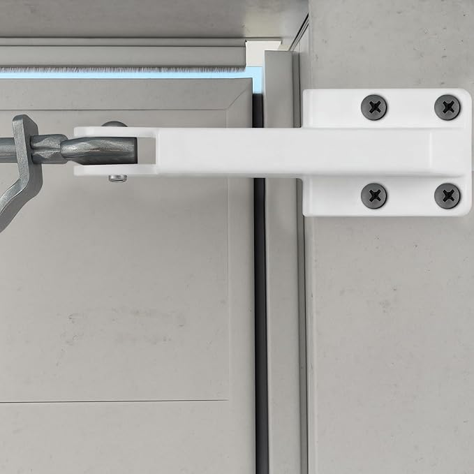 Nuanchu 2 Pack Screen Door Closer Bracket Storm Hardware Replacement Post Jamb - Image 3