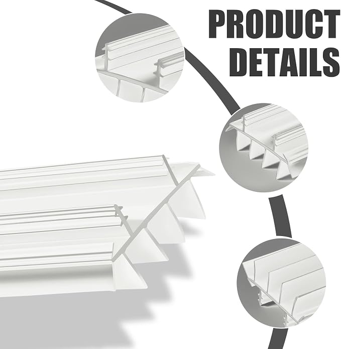 Pushglossy 2 Pcs Door Bottom Seal - Image 3