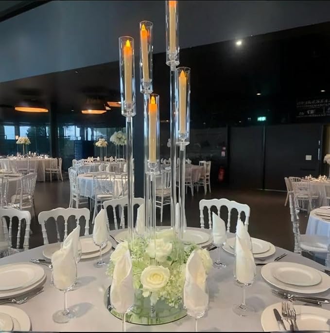 42.5inch 10pcs Acrylic Candelabra Centerpieces - Image 5