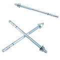 1/2" x 10" Concrete Anchor 1/2 inch Wedge Anchors Bolts Zinc Plated by HROMIGRY