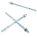 1/2" x 12" Concrete Anchor 1/2 inch Wedge Anchors Bolts Zinc Plated by HROMIGRY