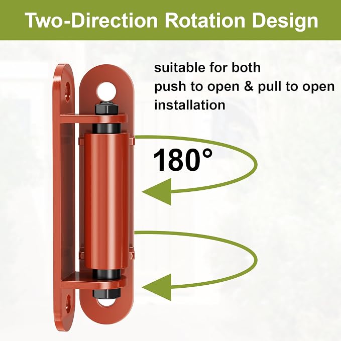 Heavy Duty Gate Hinger 7” Silent Bearing Gate Hinges Red | Gate Hinger - Image 4