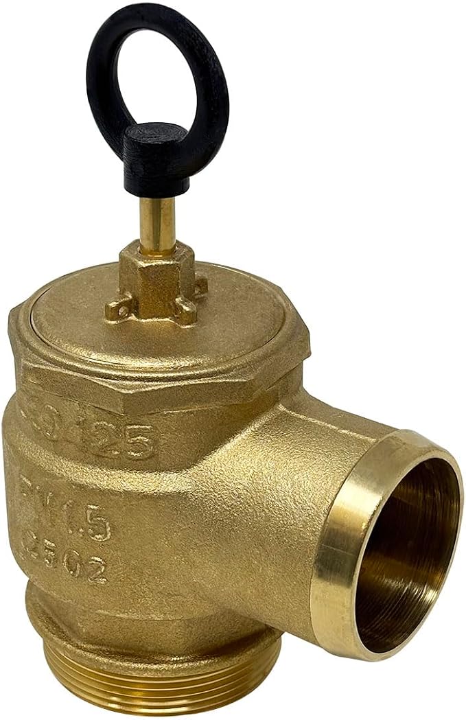 Brass Pressure Relief Valve, 300 CFM, Fully Adjustable by Unknown